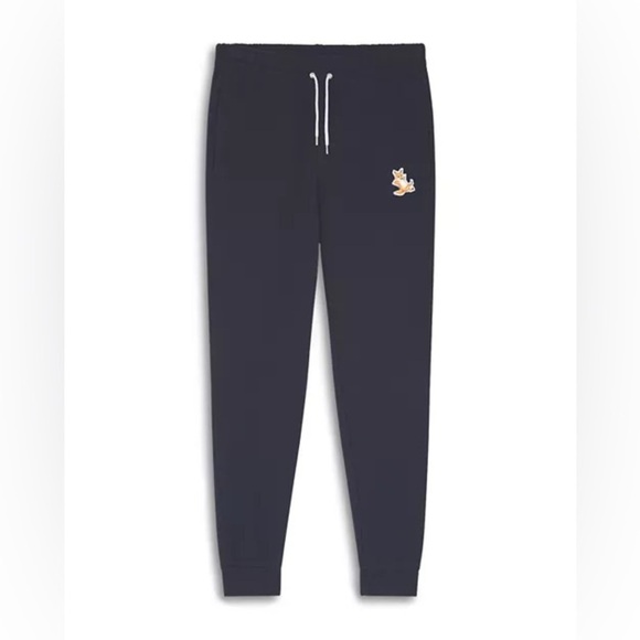 MAISON KITSUNE Other - Maison Kitsuné Chillax Fox Dark Blue tapered track pants Size Small